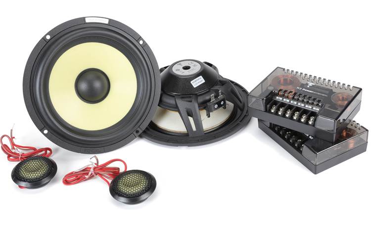 Focal Es 165 K2S K2 Power Series 6-1/2" Shallow-Mount Component Speaker System -ES165K2S