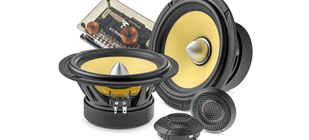 Focal Es 165 Kx2E K2 Power Series 6-1/2" 2-Way Component Speaker System (2-Ohm) -ES165KX2E