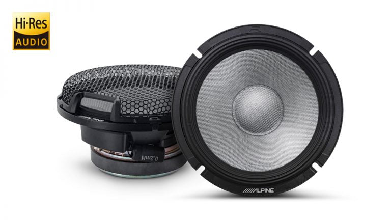 Alpine R2-S65C Next-Generation 6-1/2″ (16.5cm) Component 2-Way R-Series Speakers