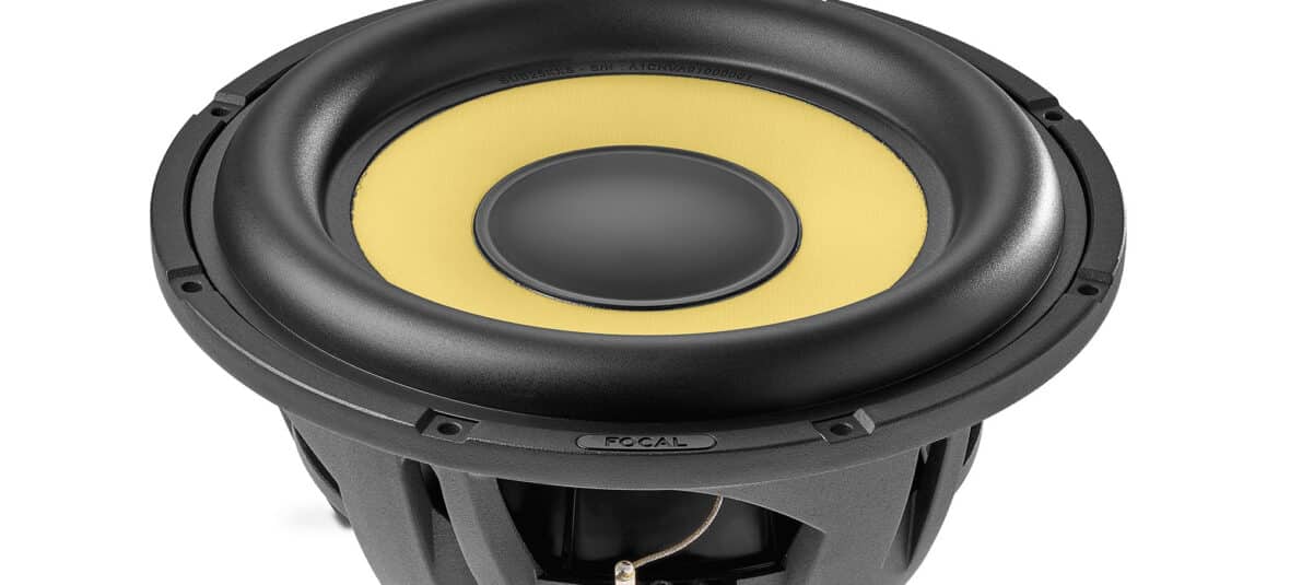 Focal Sub 25 Kxs K2 Power Series 10" 4-Ohm Shallow-Mount Component Subwoofer -SUB 25KXS