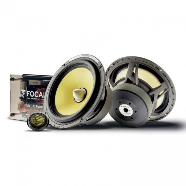 Focal Es 165 K2E K2 Power Series 6-1/2" Component Speaker System (2-Ohm) -ES165K2E