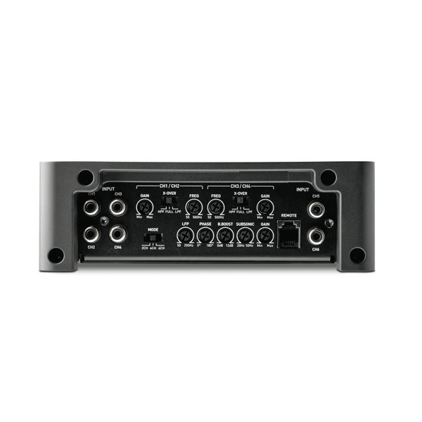 FOCAL FPX5.1200 5-channel Amplifier, D class, 4 x 75W RMS (4Ω), or 4x120W RMS (2Ω), plus 1 x 720W RMS (2Ω) -FPX5.1200