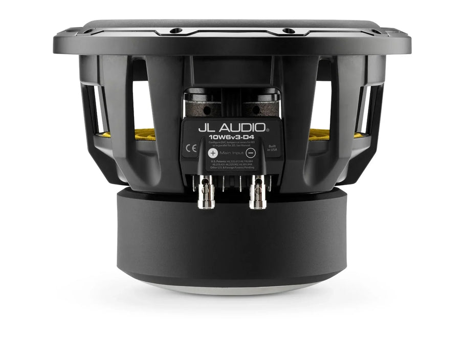 JL AUDIO 10-Inch (250 Mm) Subwoofer Driver, Dual 4 Ω -10W6v3-D4