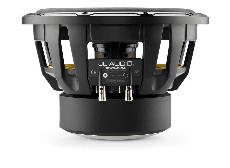 JL AUDIO 12-Inch (300 Mm) Subwoofer Driver, Dual 4 Ω -12W6v3-D4