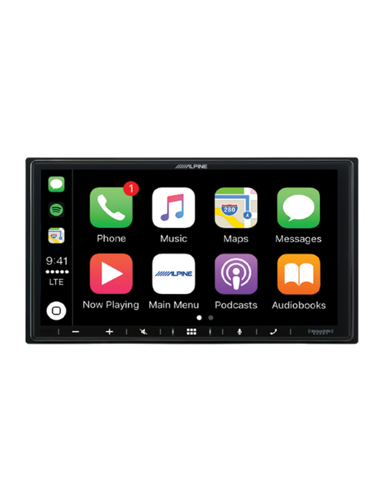 Alpine 7” Apple CarPlay / Android Auto / FLAC / MP3 / WMA / AAC / Bluetooth-iLX-W650E