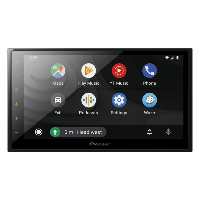 Pioneer DMH-Z5350BT Capacitive Touch-screen Multimedia player with Apple CarPlay, Android Auto & Bluetooth Plus Pioneer RCAMAVIC