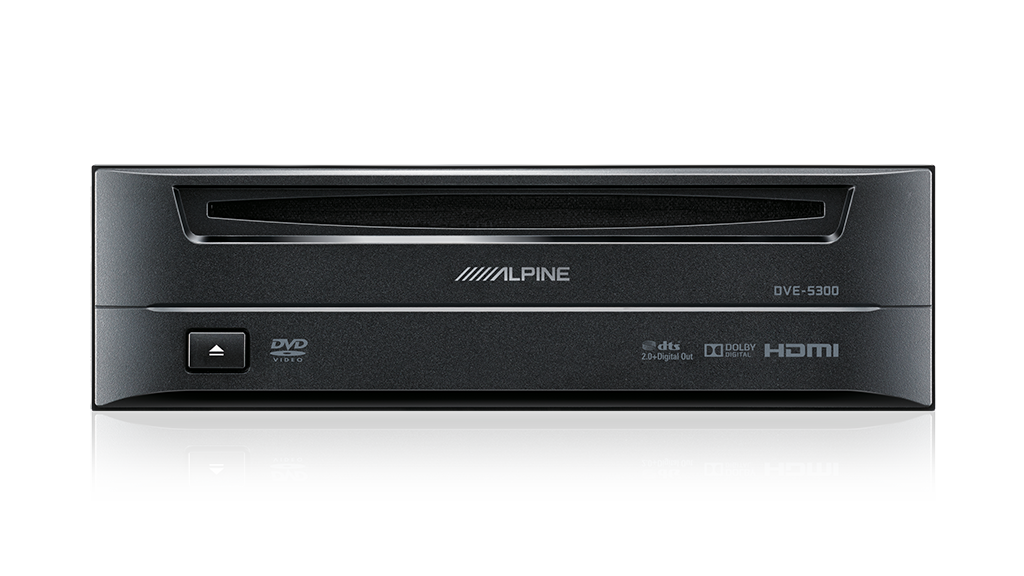 Alpine DVE-5300 1-DIN HDMI/Optical/DVD Player Add-on