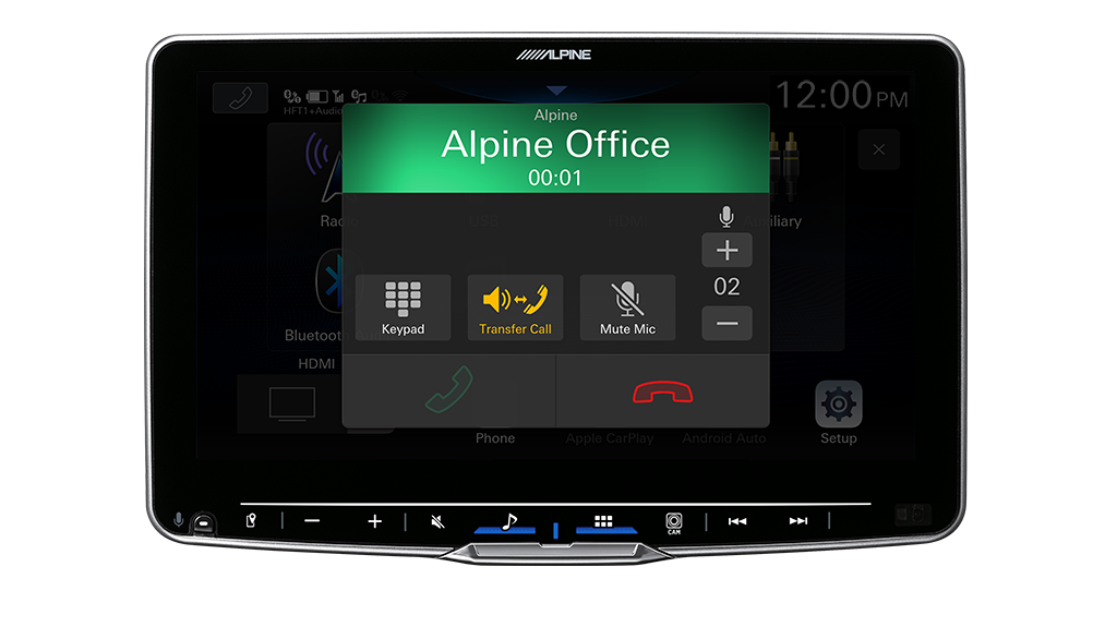 Alpine Halo9 9” High-Res Audio Receiver with Wireless Apple CarPlay / Wireless Android Auto / HDMI / USB / Dual Camera / Bluetooth / Hi-Res Audio Wireless / LDAC / DAB+ Suitable for Ford Ranger PX II/III  -F309E-RANGER16-iLX-F509A