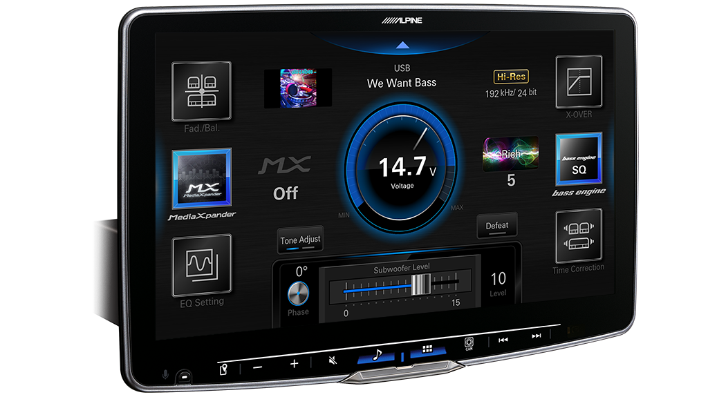 Alpine Halo 11” High-Res Audio Receiver with Wireless Apple CarPlay / Wireless Android Auto / HDMI / USB / Dual Camera / Bluetooth / Hi-Res Audio Wireless // DAB+ Suitable for GR-Yaris-YARIS-GR20-F511A