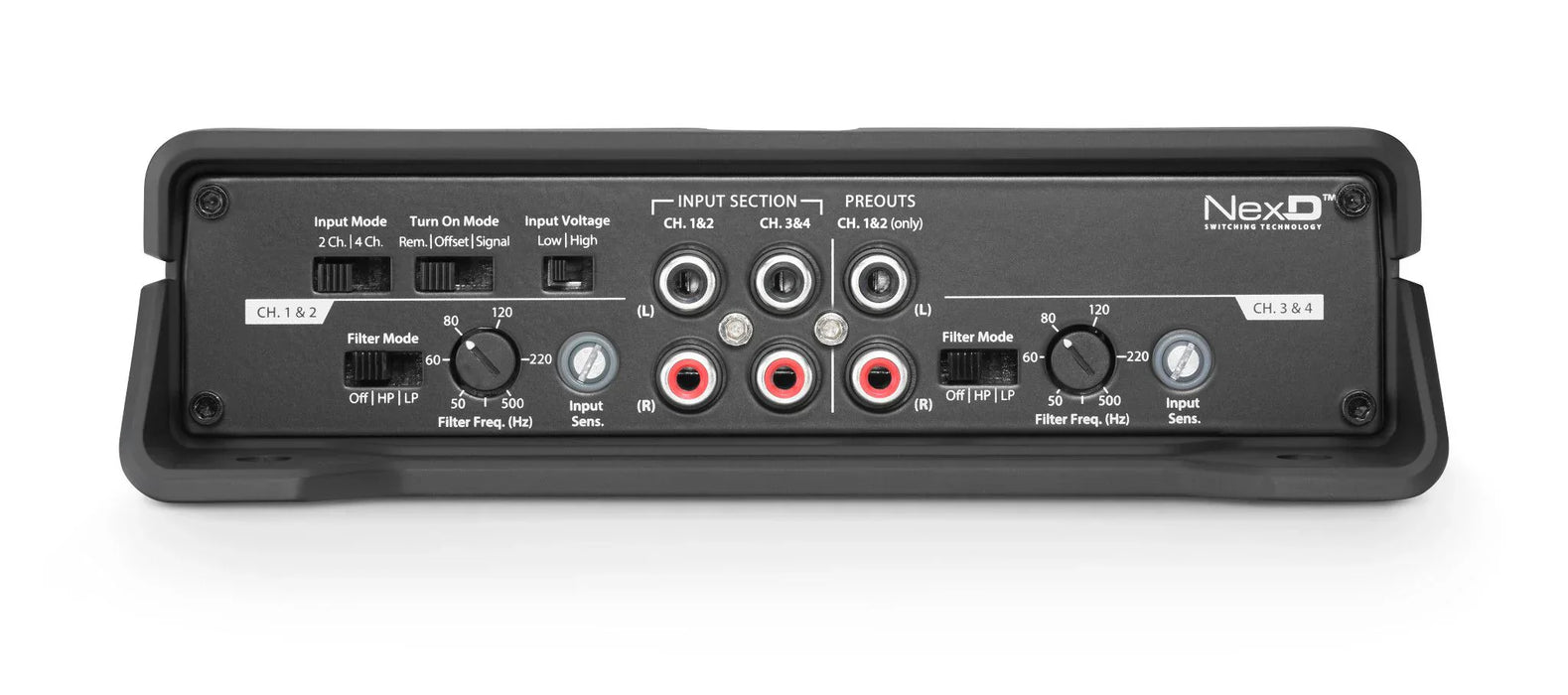 JL AUDIO Jd400/4 400W Rms Jd Series Class-D 4-Channel Amplifier -JD400/4