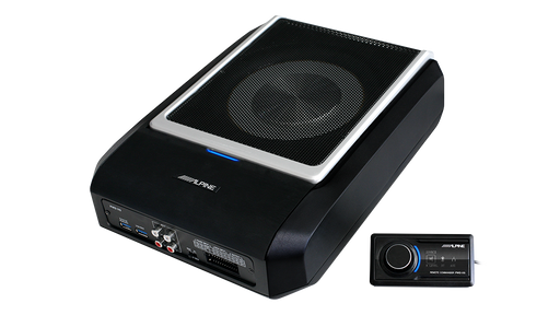 Alpine PWD-X5 All-in-one Compact Subwoofer, Amplifier & DSP (with remote control)