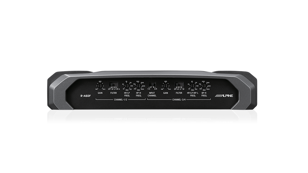 Alpine R-A60F 1200W R-Series 4 Channel Amplifier