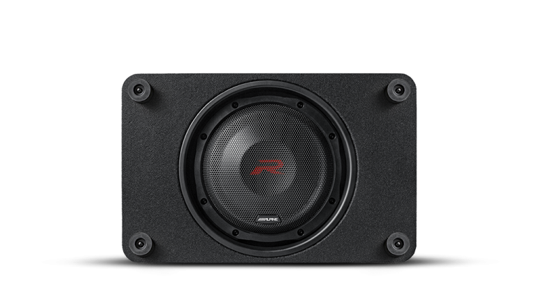 Alpine R-Series 10″ Shallow Profile Enclosure 2 Ohm Subwoofer RS-SB10