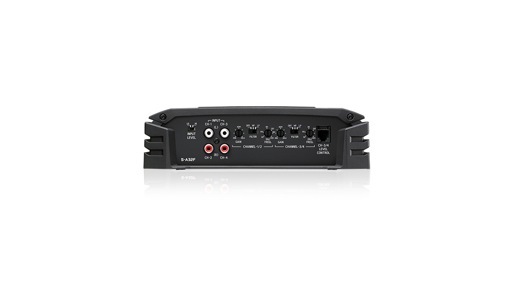 Alpine S-A32F S-Series Digital 640W 4 Channel Amplifier