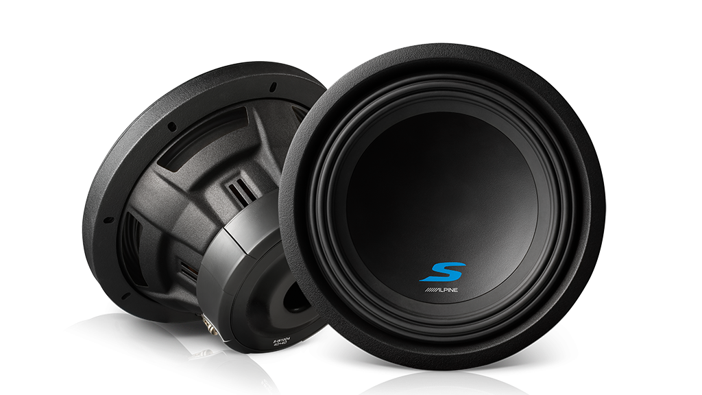 Alpine S-W10D4 S-Series 10" Dual Voice Coil Subwoofer