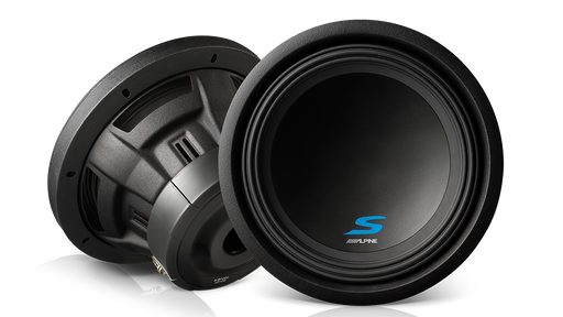 Alpine S-W12D4 S-Series 12" Dual 4 Ohm Subwoofer