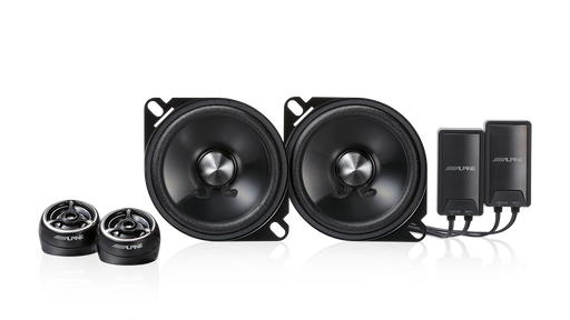 Alpine STE-G100S Type-E 100W Peak 4″ Component 2-Way Speakers