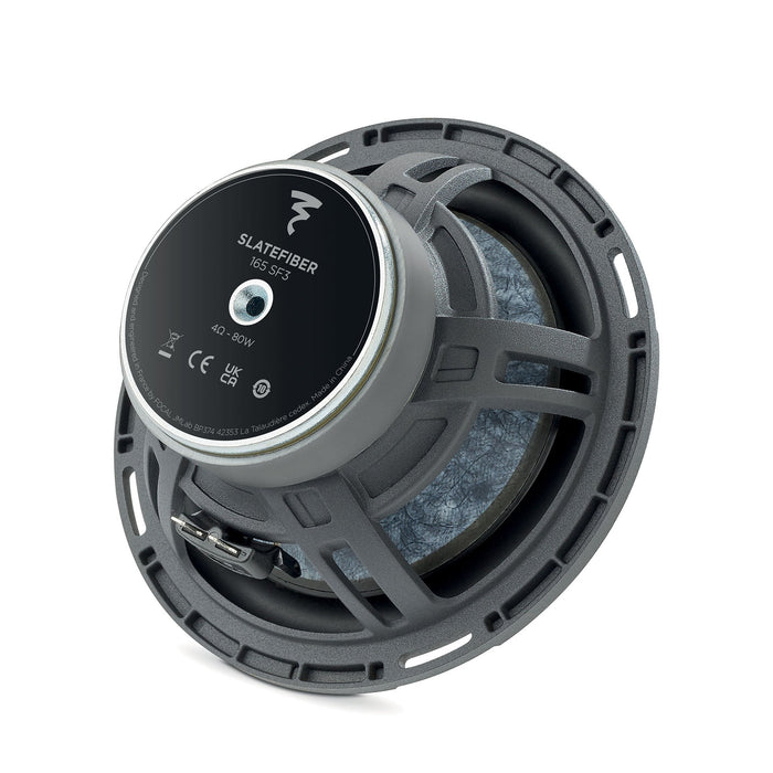 FOCAL 165 SF3 6.5" Slatefiber 3-Way Component Speaker Kit - 165 SF3