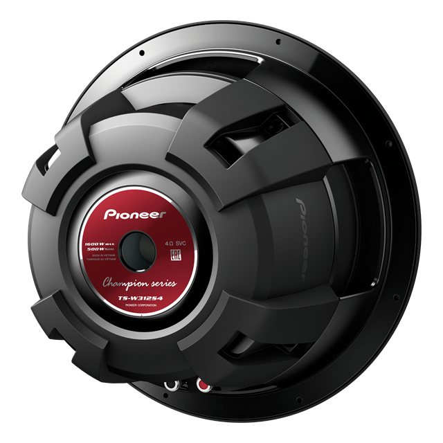 Pioneer “Champion” Series 12″ Subwoofer- TS-W312S4