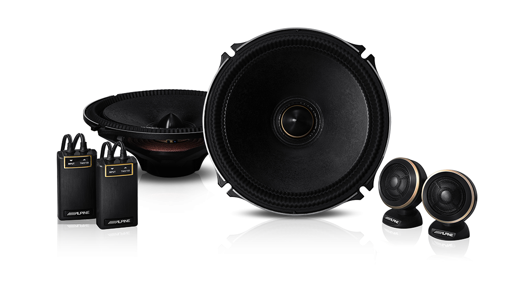 Alpine X-180S X-Premium Sound 7″ Component Speakers