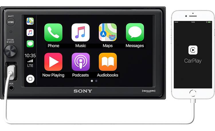 SONY 15.7 Cm (6.2 Inch) Apple Carplay Media Receiver -XAV-AX1000