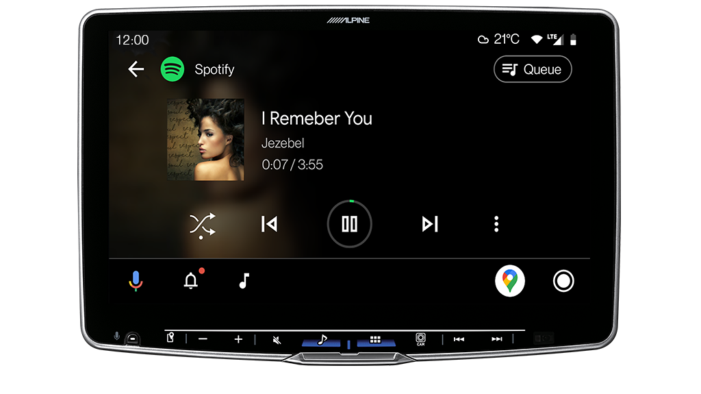 Alpine Halo 11” High-Res Audio Receiver with Wireless Apple CarPlay / Wireless Android Auto / HDMI / USB / Dual Camera / Bluetooth / Hi-Res Audio Wireless // DAB+ Suitable for GR-Yaris-YARIS-GR20-F511A