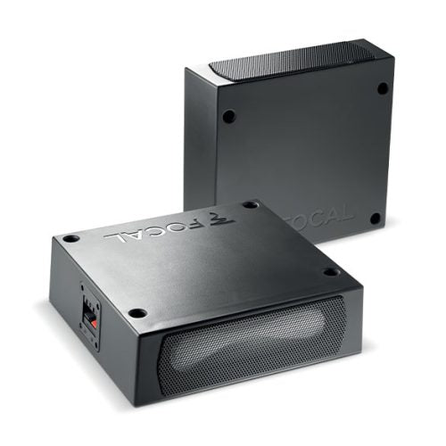 FOCAL 2X MICRO SUBWOOFERS 2 X 100WRMS @ 2 OHMS EACH MOUNTED IN 240X260X80MM ENCLOSURES | ISUB TWIN (sold as pair)