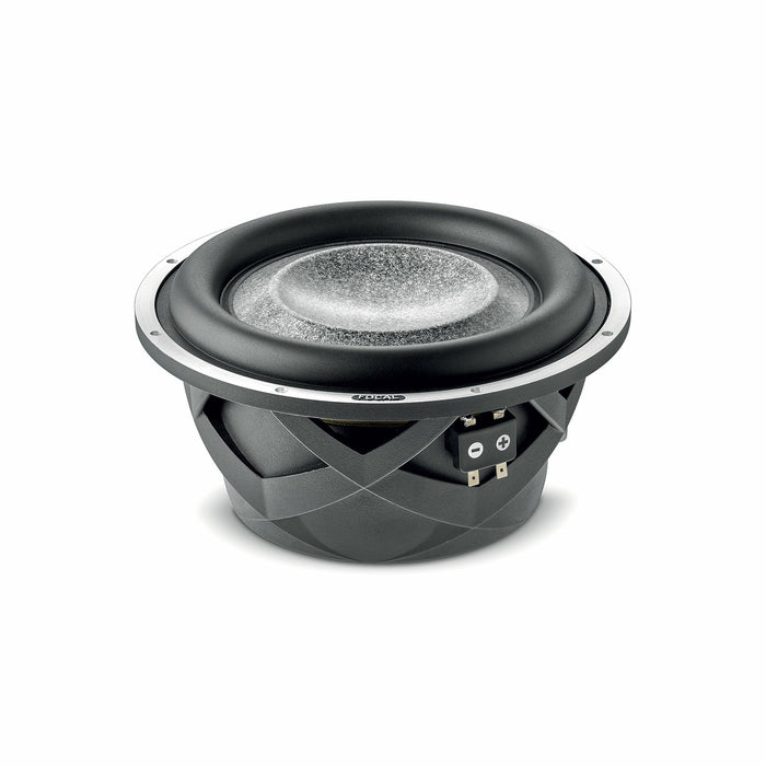 FOCAL 10” SUBWOOFER UTOPIA M, 400W RMS DUAL 4OHM, FOR SEALED ONLY ENCLOSURE 10-15L, 25HZ - 800HZ | 10WM 10” (each)