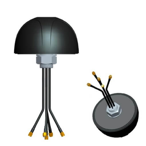 Blackhawk M2M Jellyfish Antenna – MIMO LTE / MIMO WiFi / GPS (3m cables)