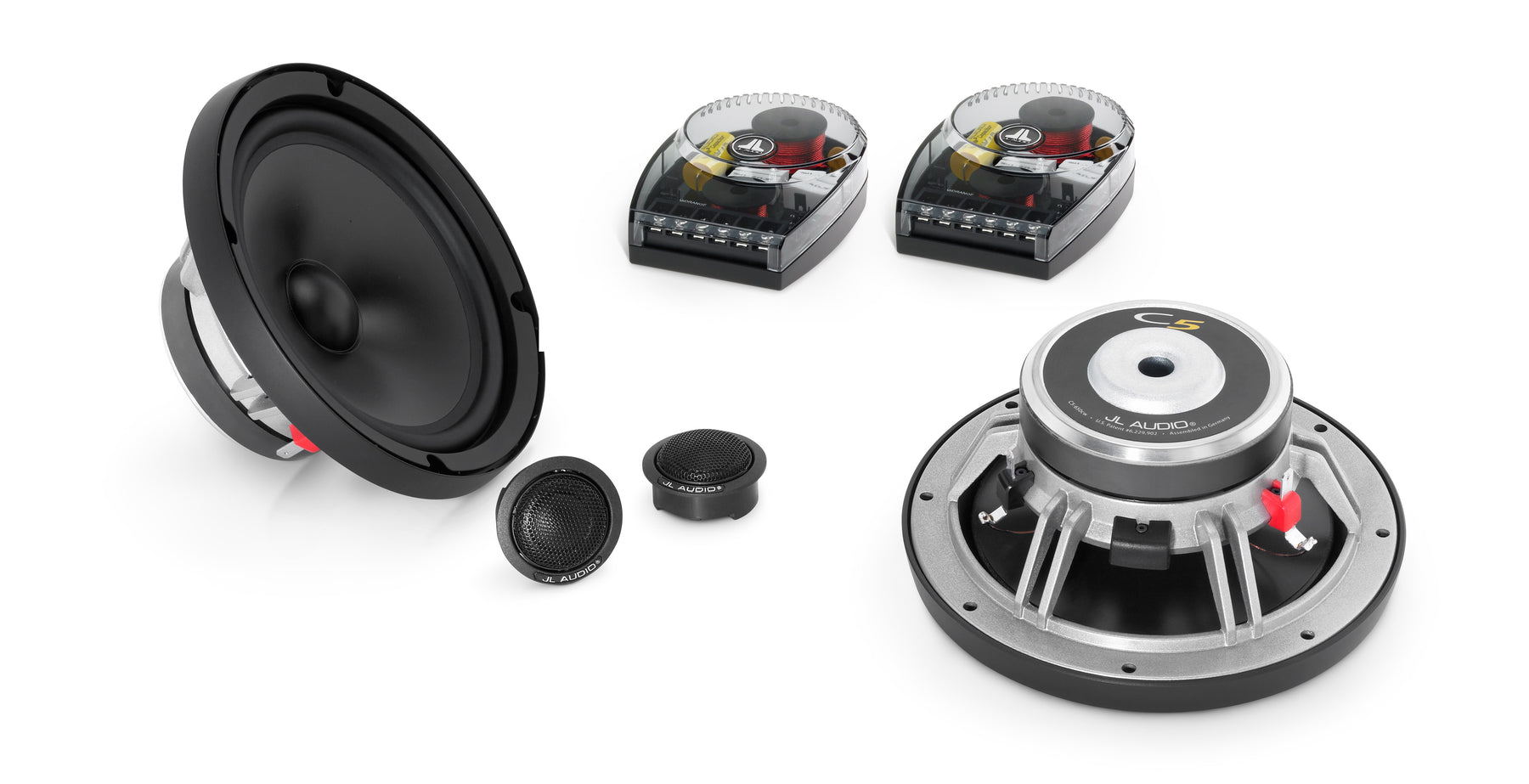 JL Audio C5-650 2-way Component System with 6.5" (165 mm) Woofer & 0.75" (19 mm) Silk Dome Tweeter (Sold as pair)