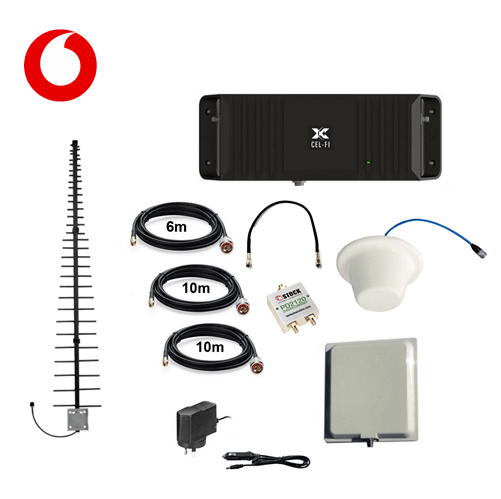 Cel-Fi GO2 Vodafone Building Indoor + Outdoor Pack (Ceiling Dome)