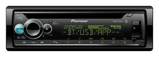 Pioneer DEH-S5250BT CD Receiver, AM/FM, Dual Phone BT, Pioneer Smart Sync compatible, Spotify, Android, iPhone, RGB display, Dual Zone Dimmer, USB, AUX, 2 Preouts, FLAC