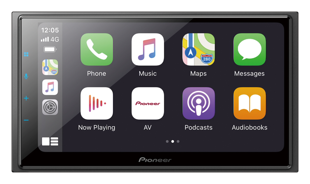 Pioneer DMH-Z6350BT Capacitive Touch-screen “Short Chassis” Multimedia player with Apple CarPlay, Android Auto & Alexa Built-in
