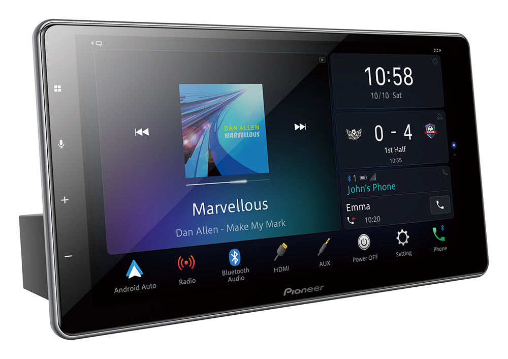 Pioneer DMH-ZF9350BT 9″ HD Capacitive “Floating” Touch-screen Multimedia player with Apple CarPlay, Android Auto & Alexa Built-in