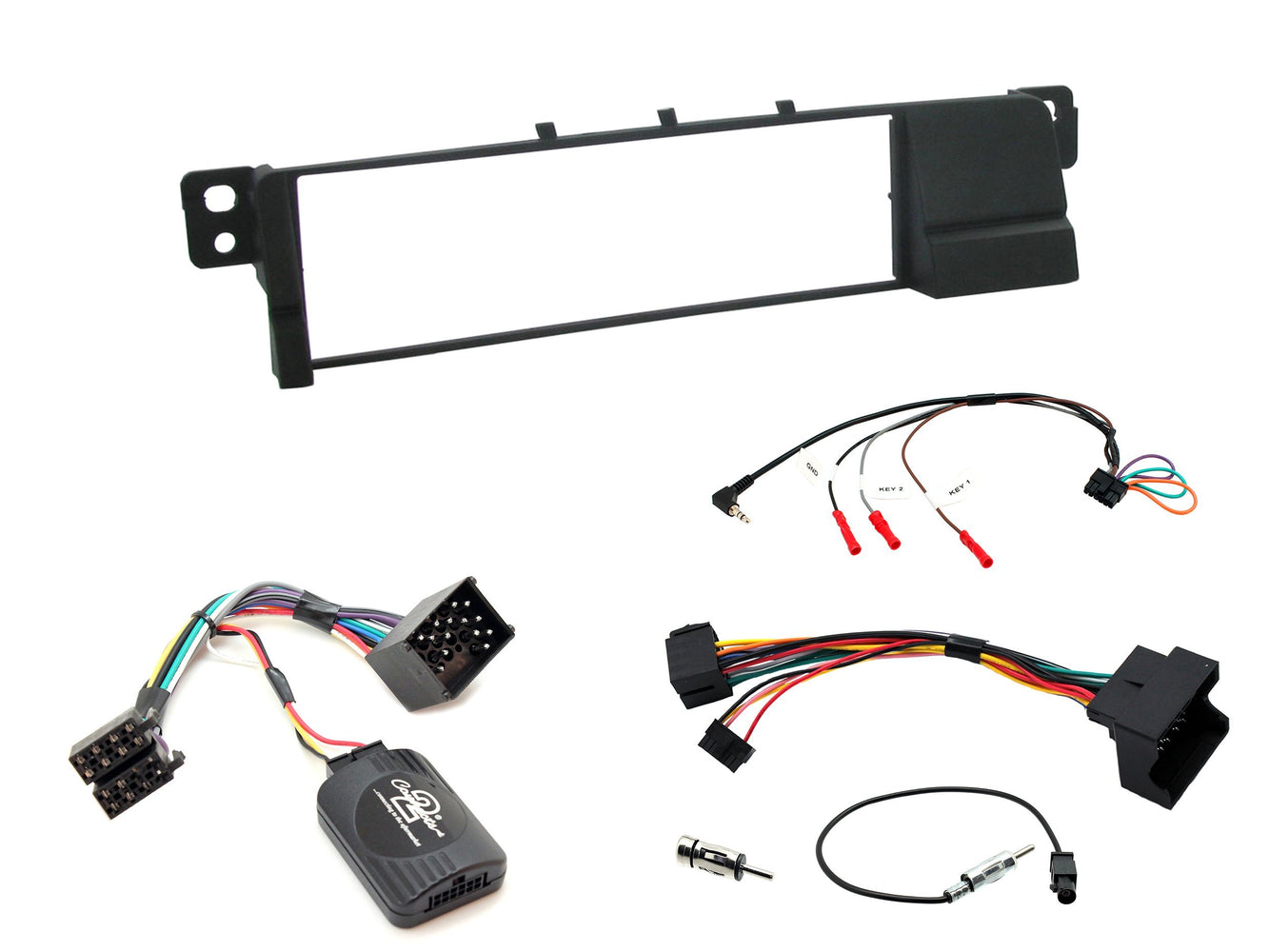 Aerpro FP8023K Single DIN Facia Kit for BMW 3 Series (Black)