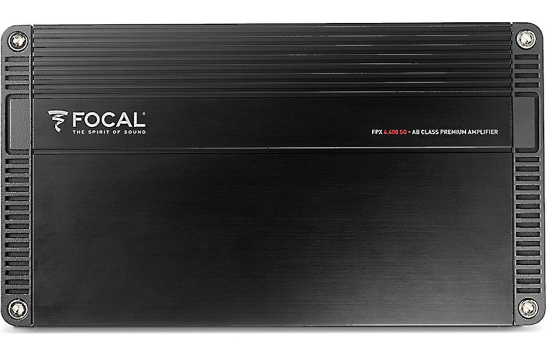 FOCAL FPX4.400SQ 4-channel SQ Amplifier, A/B Class, 4x 70W RMS (4Ω), 4 x 100W RMS 2Ω)