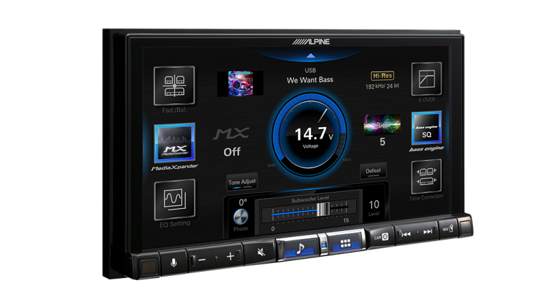 Alpine iLX-507A 7” High-Res Audio Receiver with Wireless Apple CarPlay / Wireless Android Auto / HDMI / USB / Dual Camera / Bluetooth / Hi-Res Audio Wireless / LDAC / DAB+