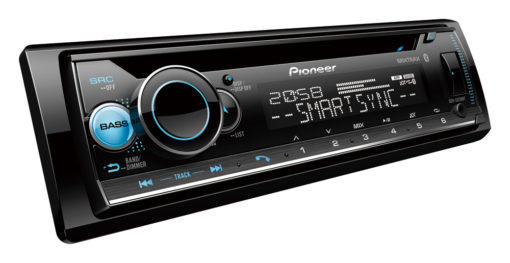 Pioneer DEH-S5250BT CD Receiver with Dual Bluetooth, Spotify Connect, USB/AUX & Advanced Smartphone Connectivity.