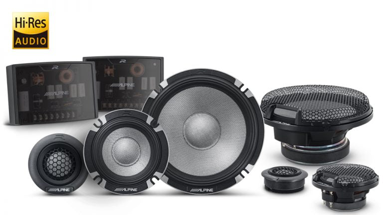 Alpine R2-S653 Next-Generation 6-1/2” (16.5cm)  3-Way Component PRO Edition Speakers