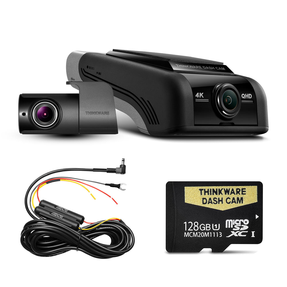 THINKWARE U4KD128 Front & Rear Dash Cam with HWC - 128GB