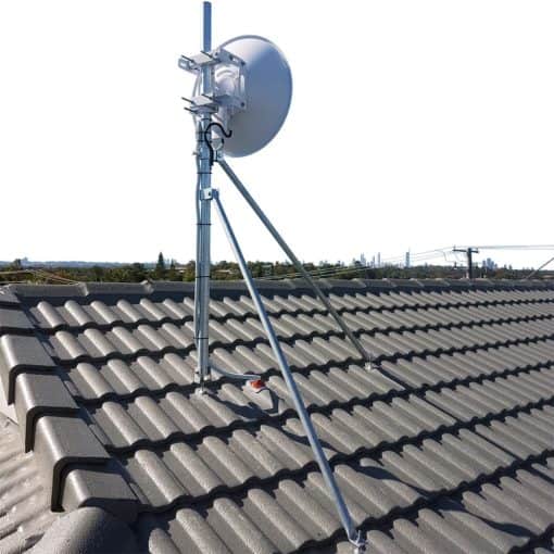 Blackhawk 3-metre Tile Roof Mast (48mm Pole Diametre)
