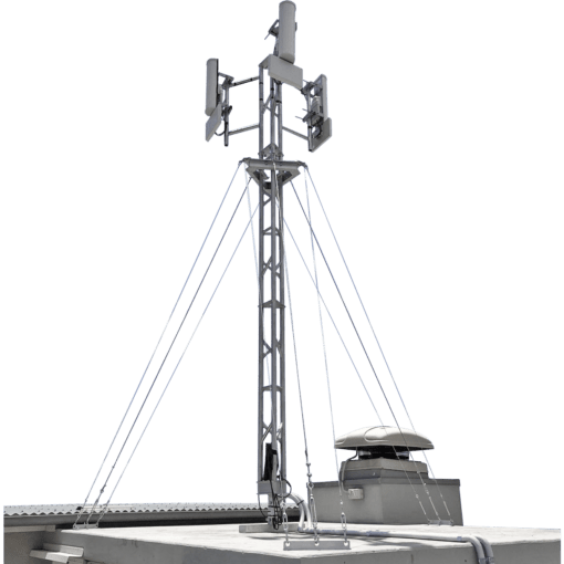 Blackhawk 220mm Aluminium Roof-mounted Lattice Tower (Galvanised Guyed)