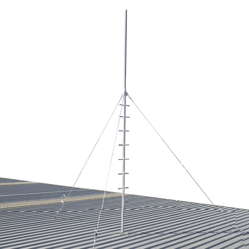Blackhawk 5-metre Climbable Roof Mast - Stainless Guyed
