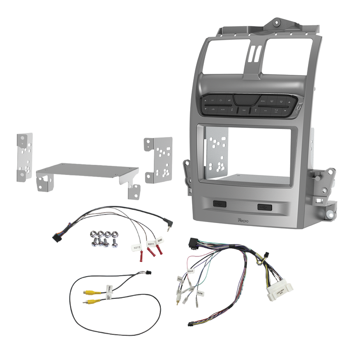 FP9750SK Double din silver install kit to suit Ford falcon ba-bf & territory sx-sy