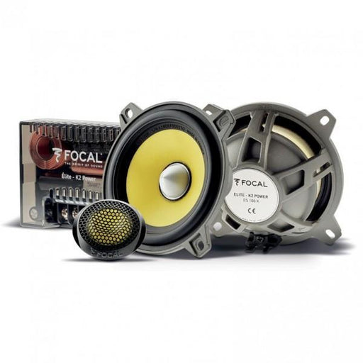 FOCAL ES100K 4” Component Kit, Elite Series, 60W RMS, 110Hz-22kHz, 4 ohm (grille included)