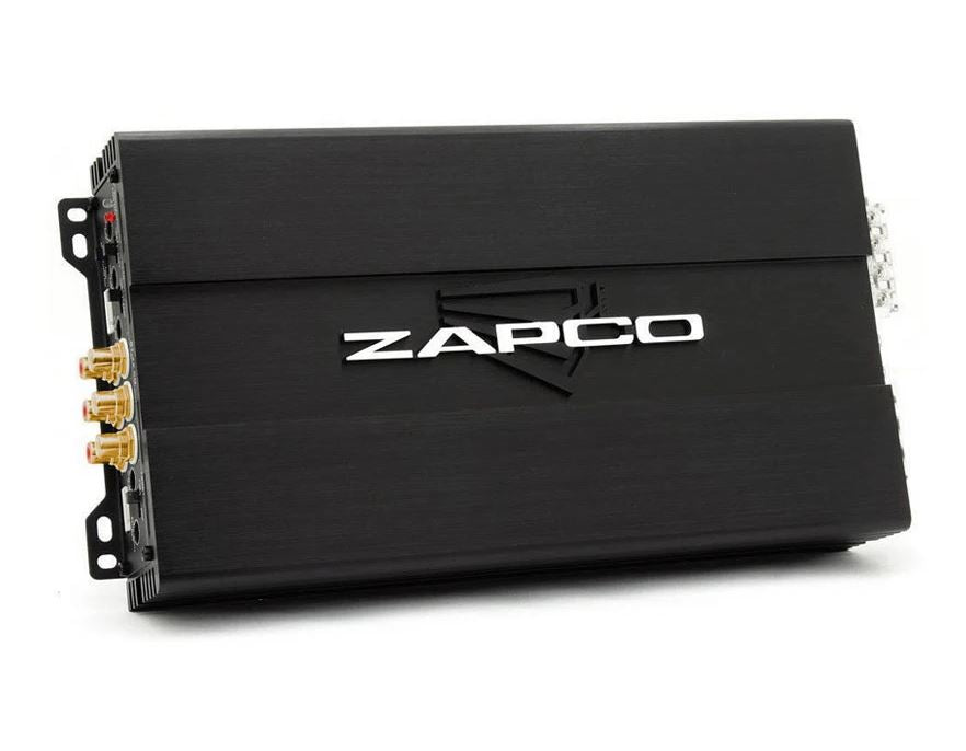 ZAPCO 4CH Amplifier with DSP, 4 x 65RMS @4ohm
